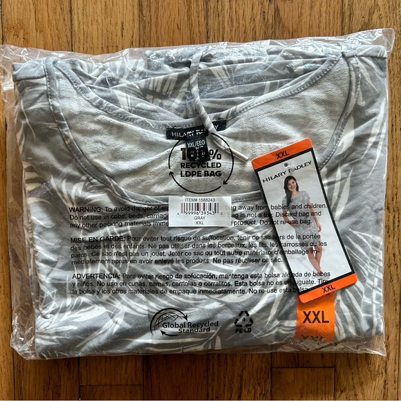 Hilary Radley Ladies' Short Sleeve Dress, Gray - Picture 6 of 8